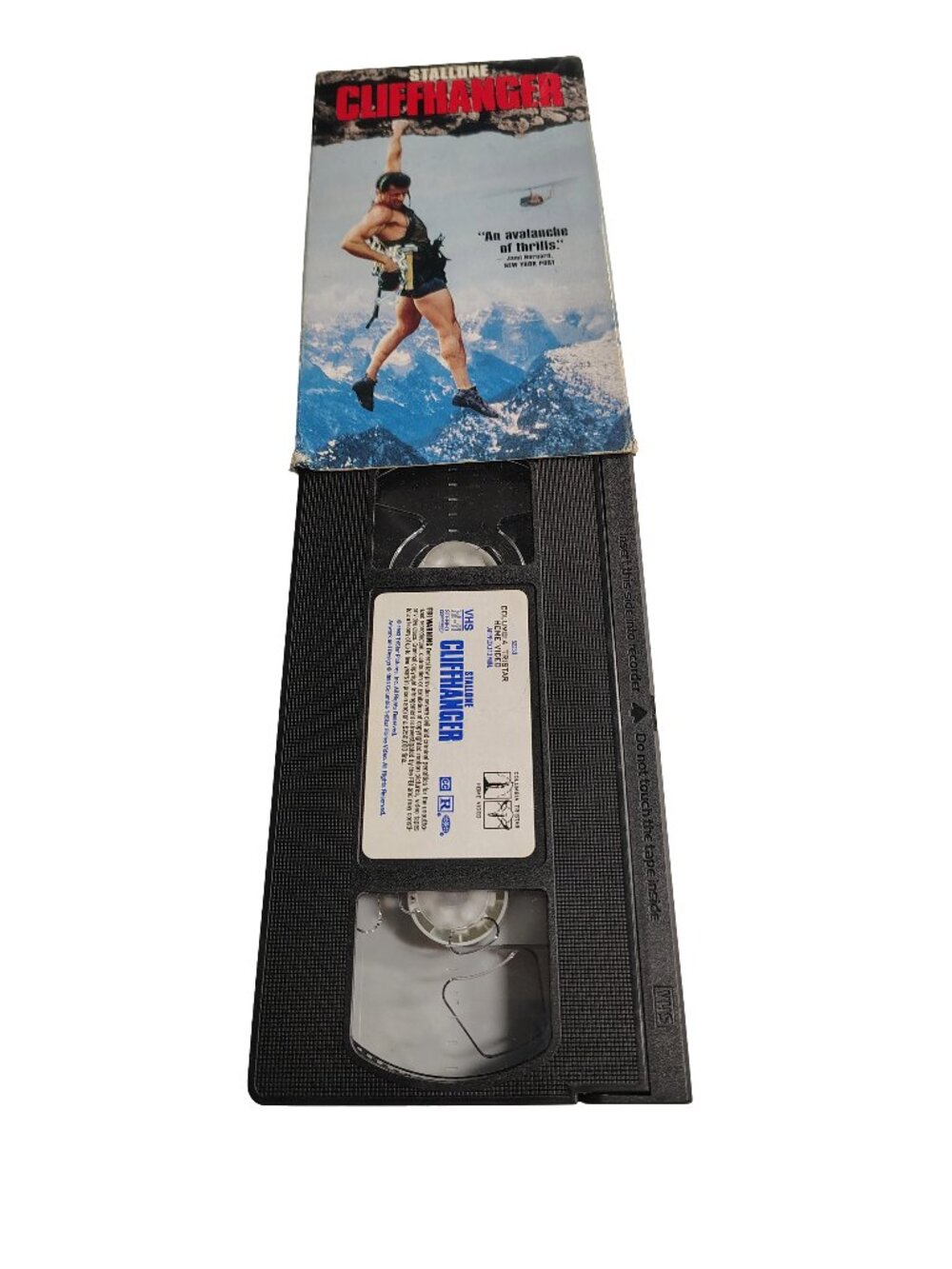 (1993) Cliffhanger Rated R Action/Thriller VHS Cassette Tape